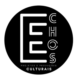 ECHOS avatar rede social fonte branco fundo preto